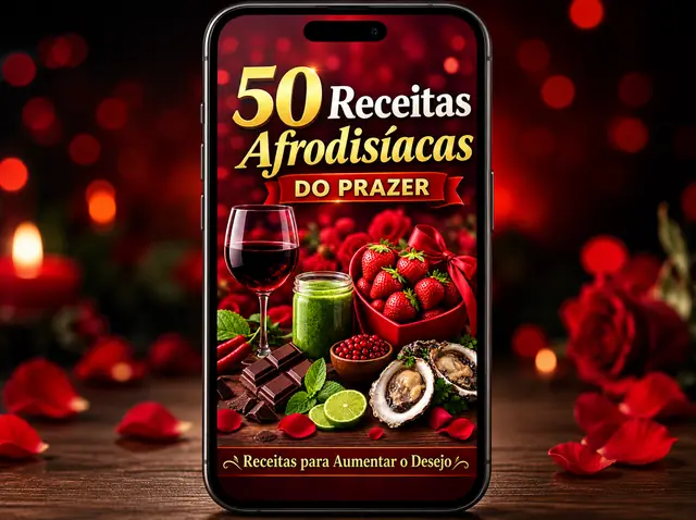 Ebook 50 Receitas Afrodisíacas do Prazer — bônus exclusivo